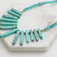 Chip Collection - Turquoise Necklace