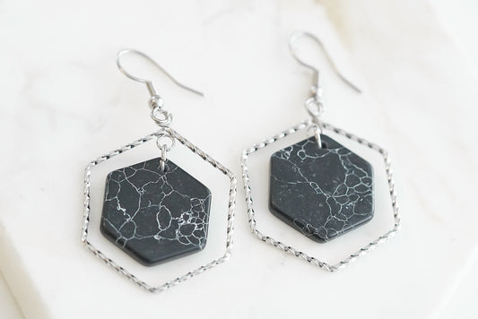 Eva Collection - Silver Stella Earrings