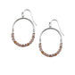 Naomi Collection - Silver Ruby Earrings