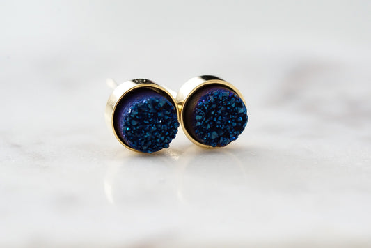 Regal Collection - Ondine Blue Stud Earrings