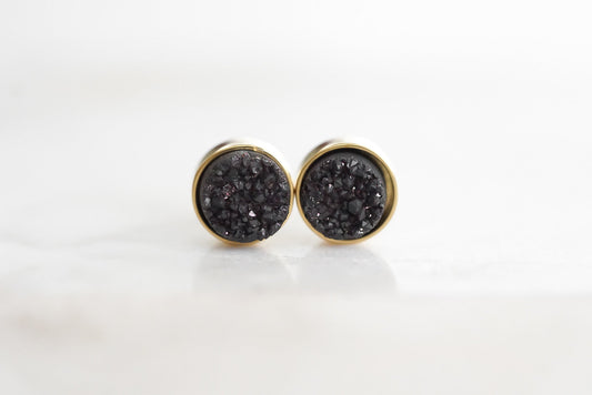 Regal Collection - Raven Stud Earrings