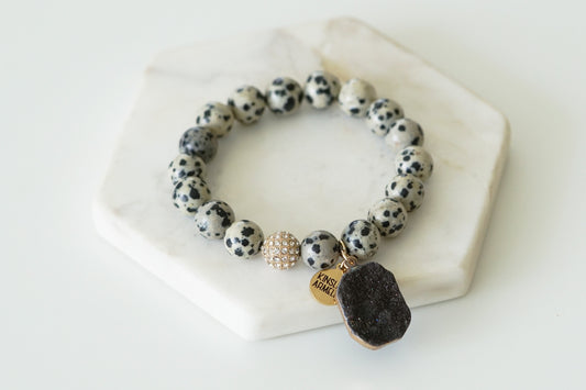 Stone Collection - Speckle Drop Bracelet