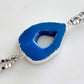 Agate Collection - Silver Azure Bracelet