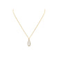 Druzy Collection - Petite Quartz Drop Necklace