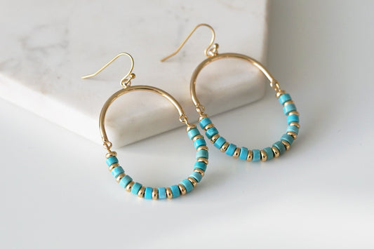 Naomi Collection - Turquoise Earrings