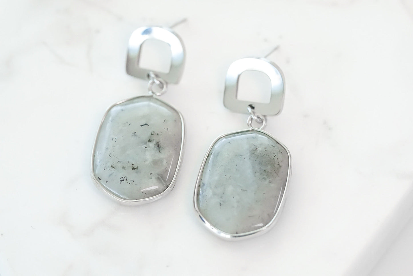 Rayna Collection - Silver Haze Earrings