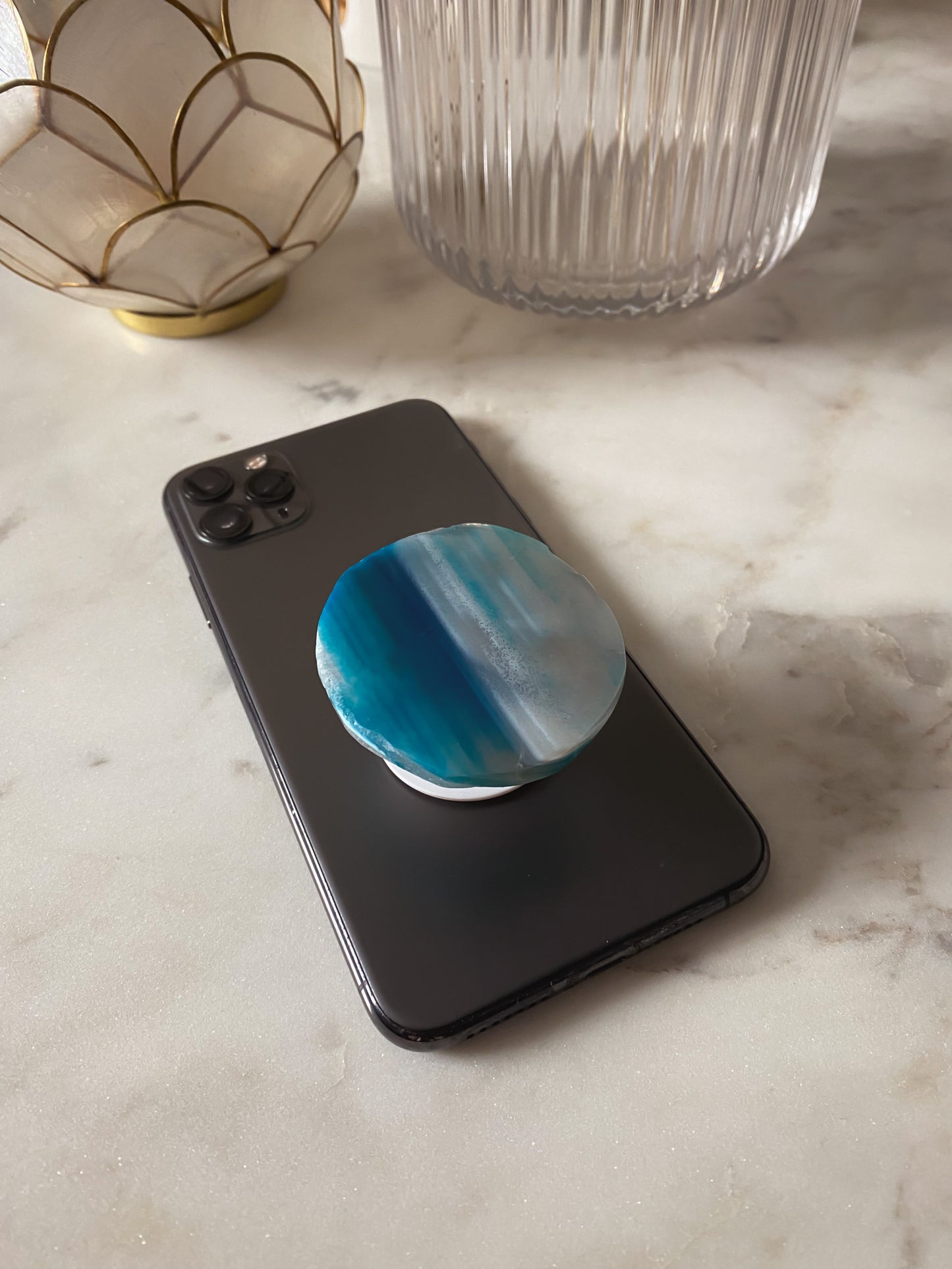 Accessory Collection - Denim Agate Phone Grip