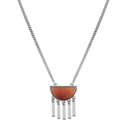 Bianca Collection - Silver Aragonite Necklace (Limited Edition)