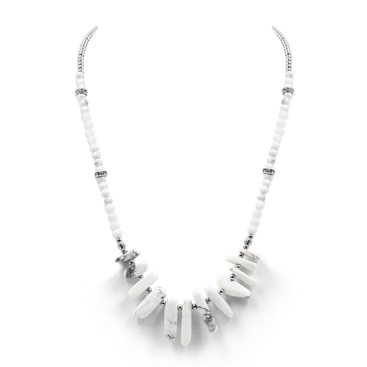Chip Collection - Silver Pepper Necklace