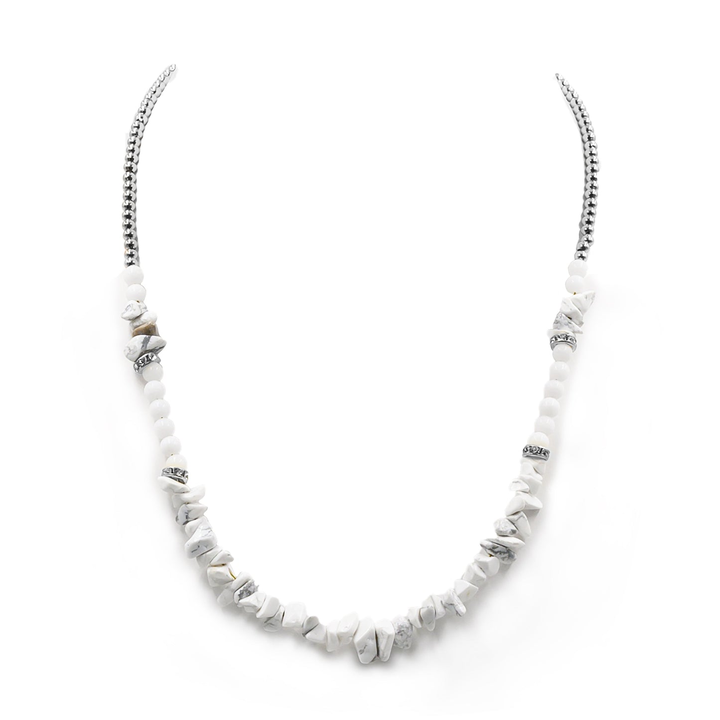 Cluster Collection - Silver Pepper Necklace