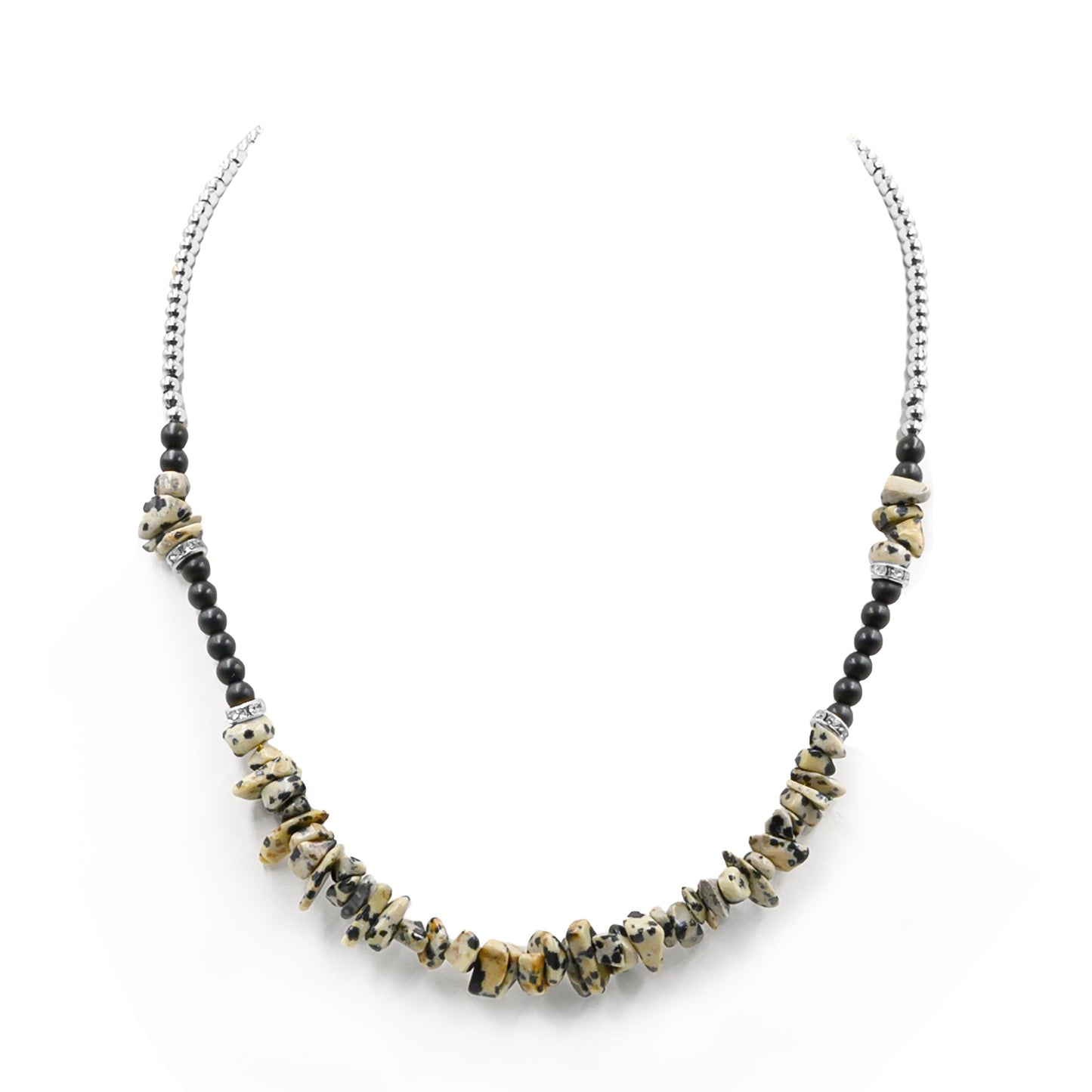 Cluster Collection - Silver Speckle Necklace