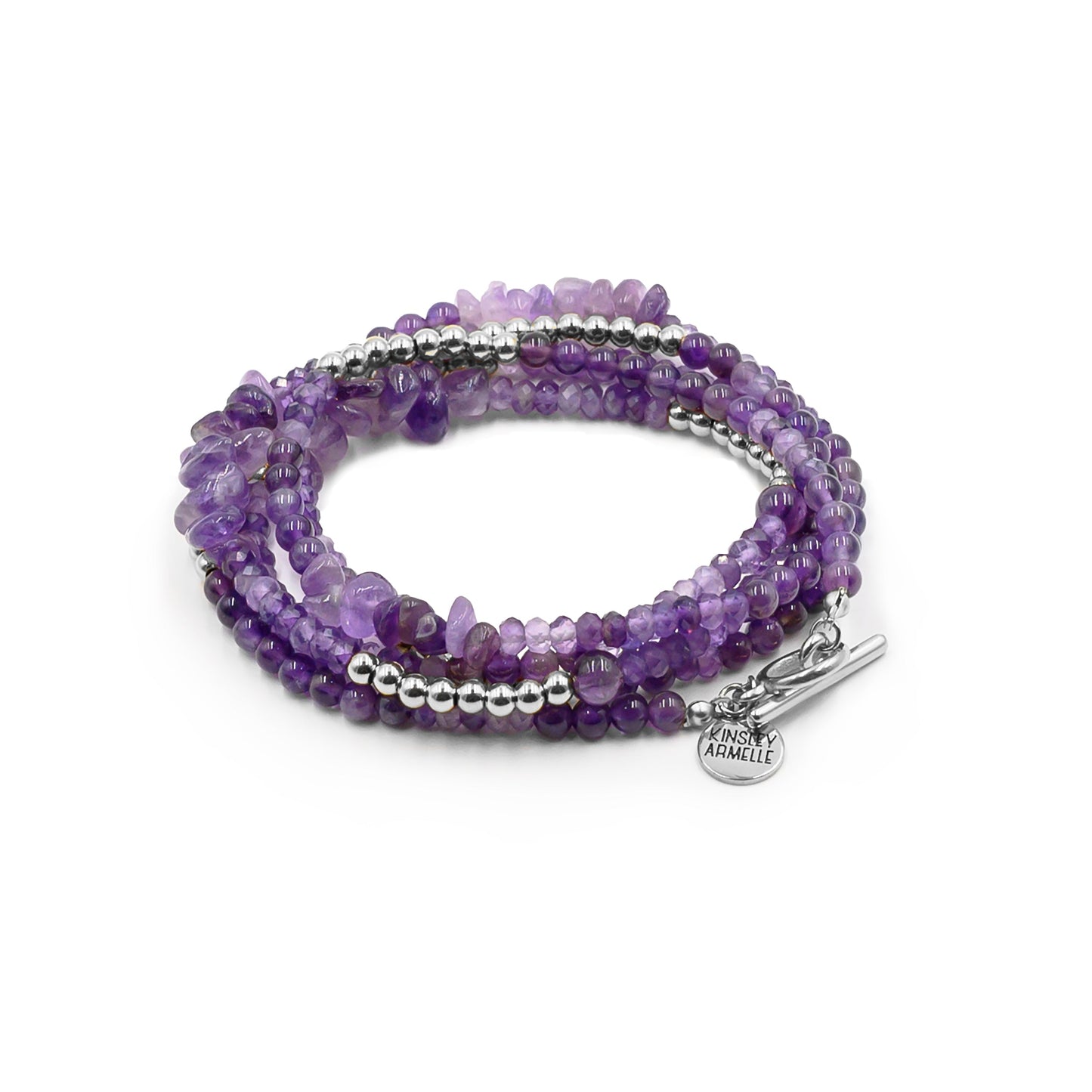 Epsi Collection - Silver Mulberry Wrap Bracelet