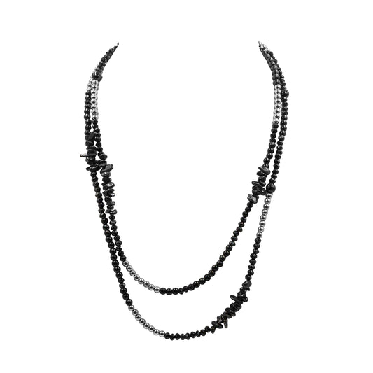 Epsi Collection - Silver Raven Wrap Necklace