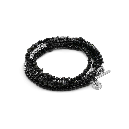 Epsi Collection - Silver Raven Wrap Bracelet