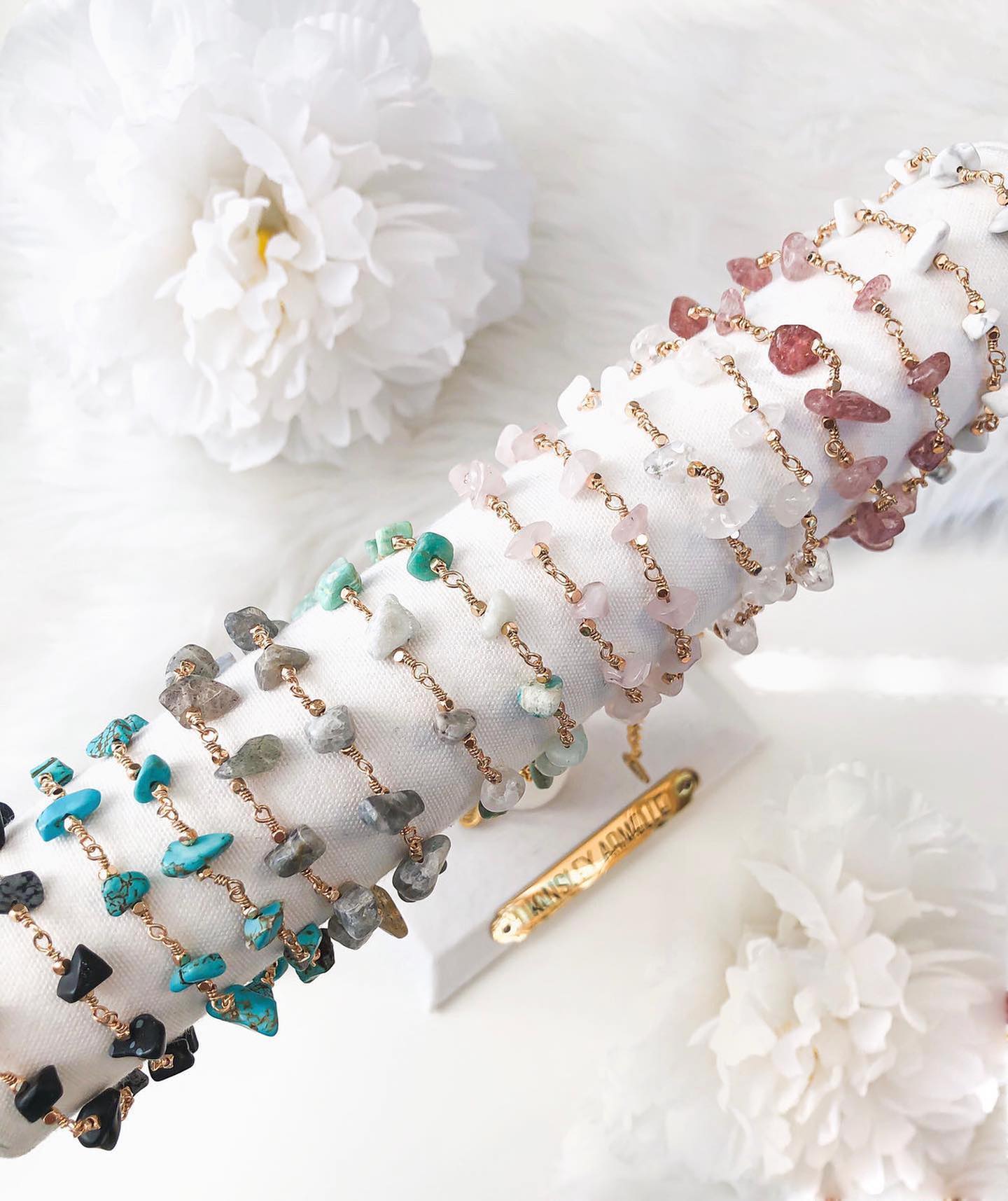Luiza Collection - Quartz Wrap Bracelet