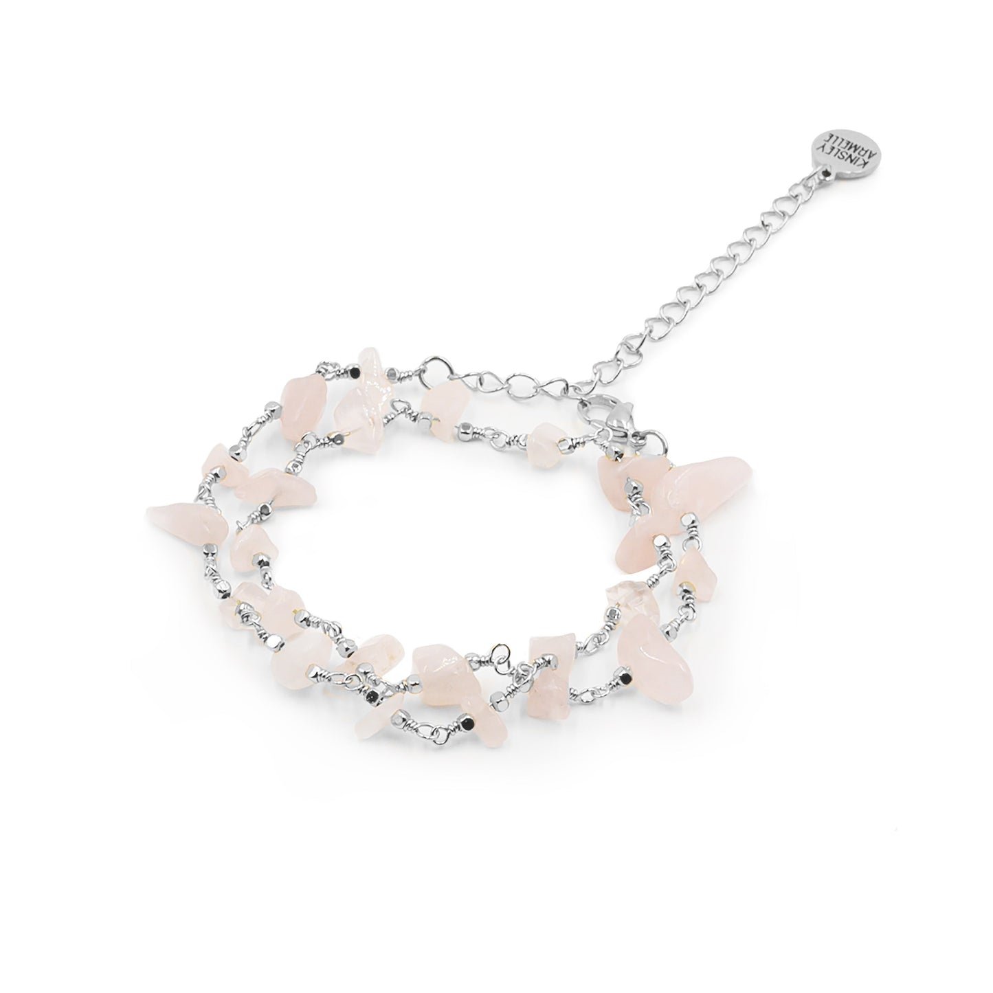 Luiza Collection - Silver Ballet Wrap Bracelet