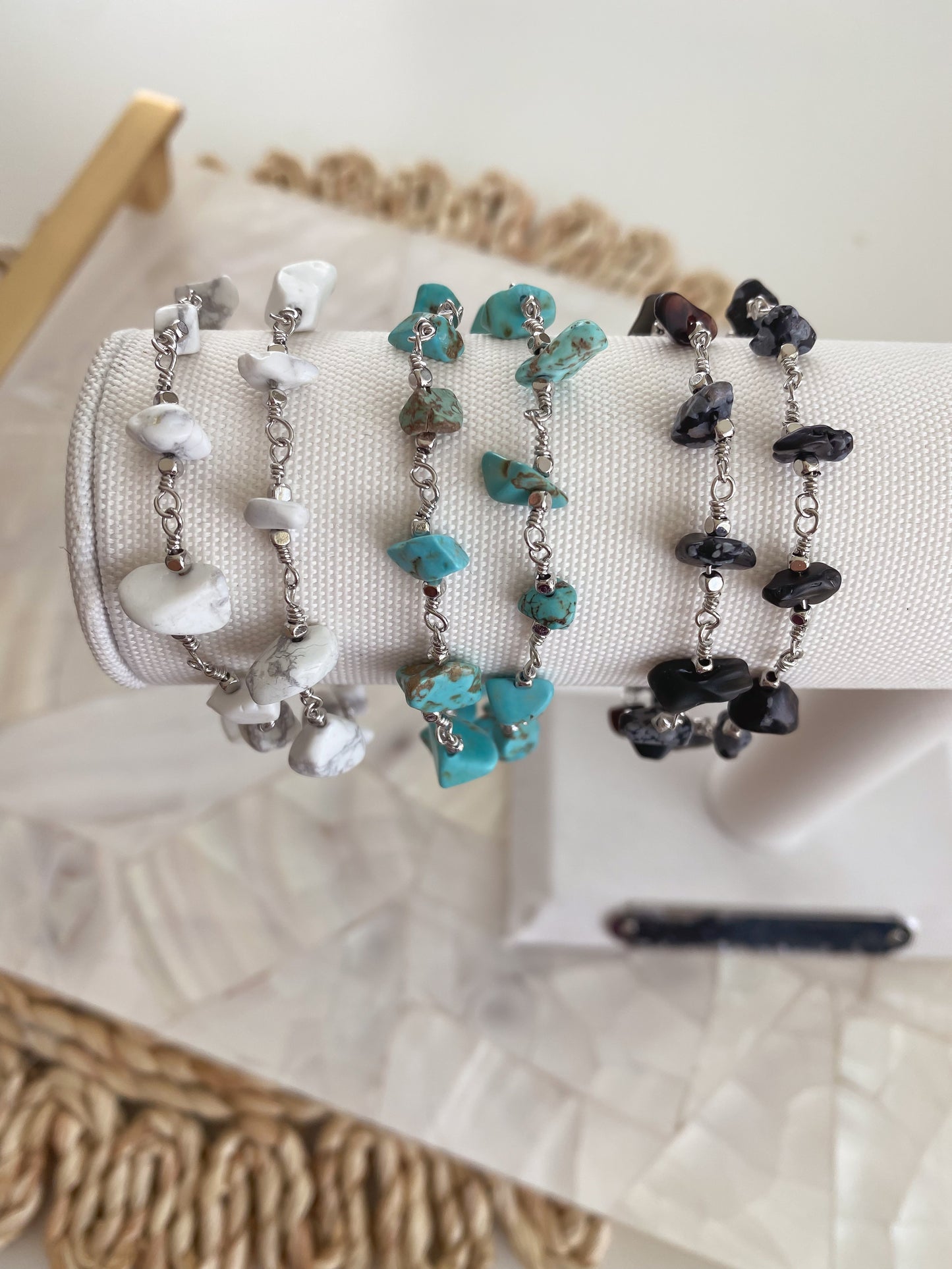 Luiza Collection - Silver Moxie Wrap Bracelet