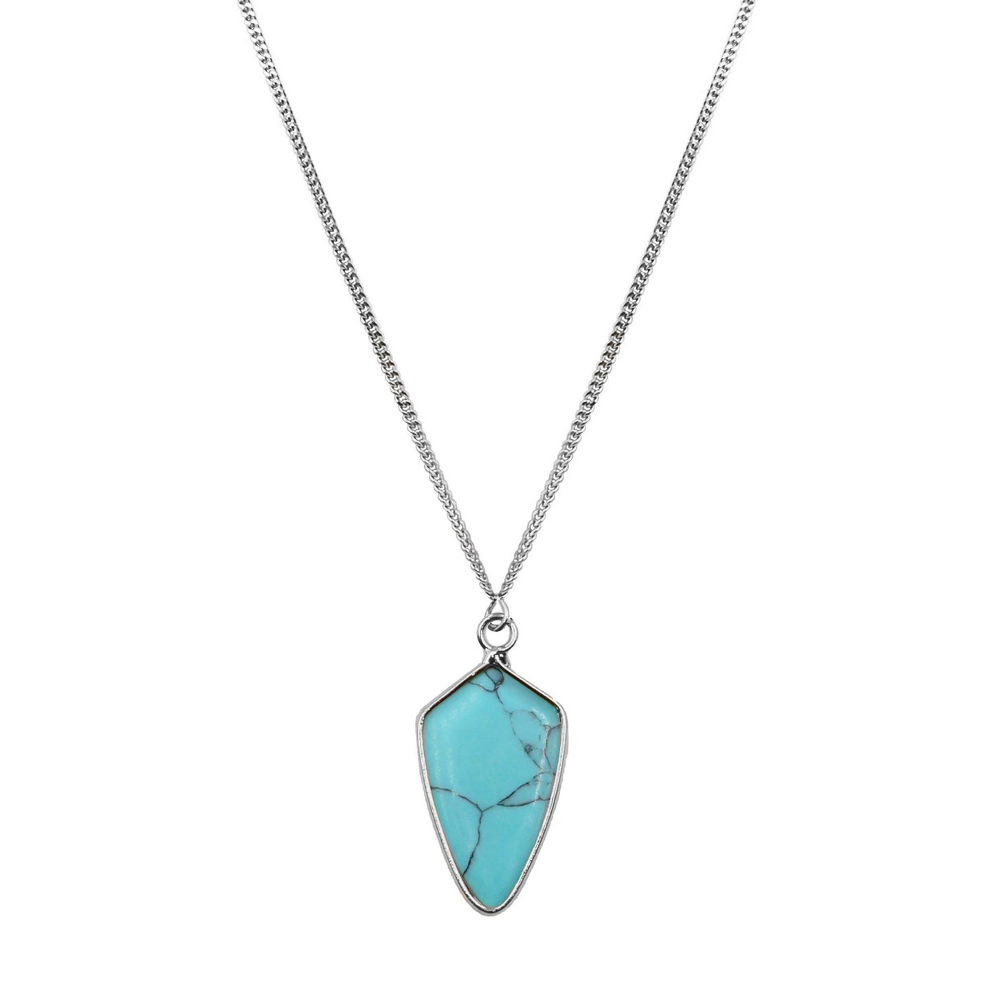 Maxi Collection - Silver Turquoise Necklace