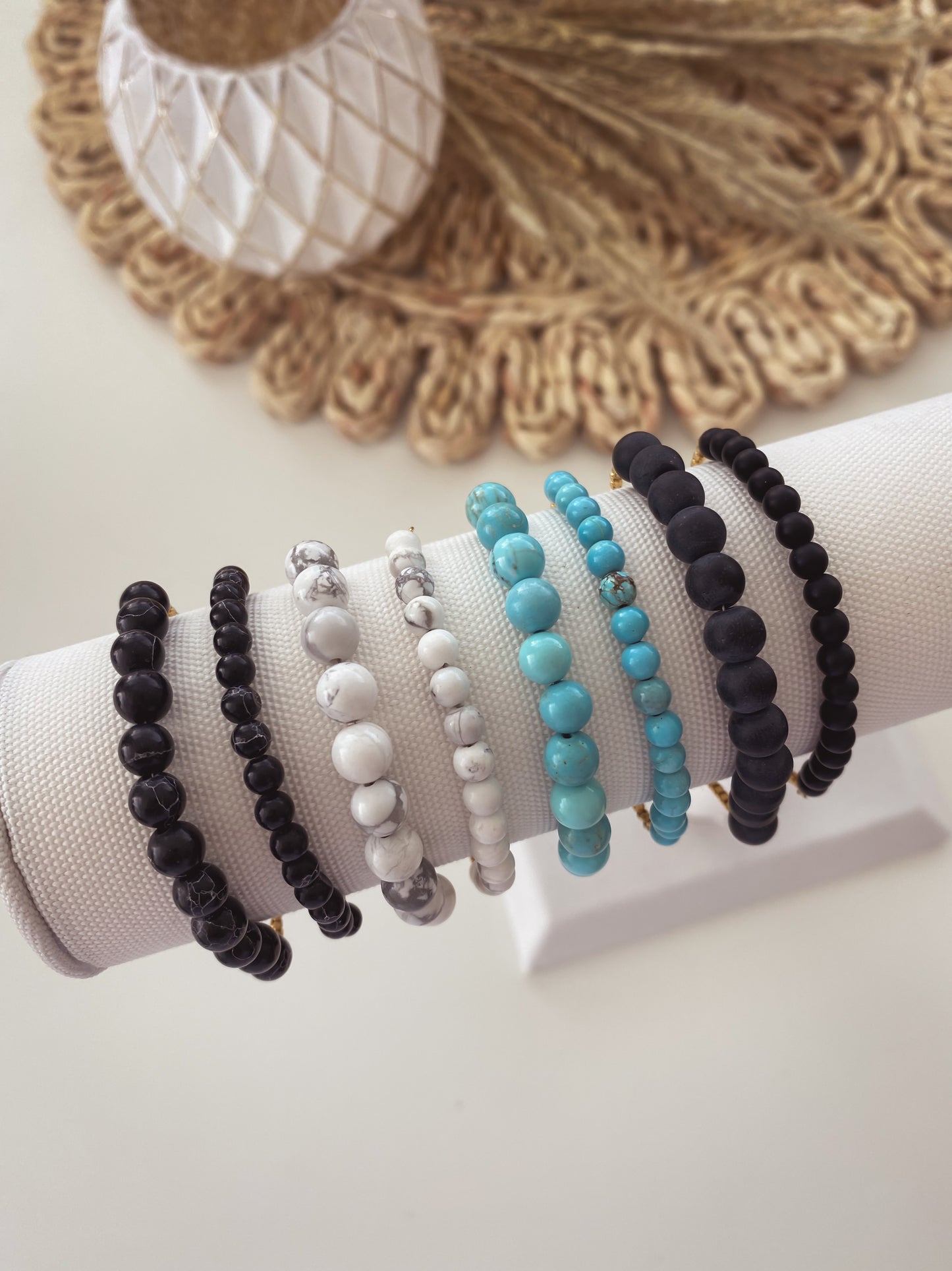 Nixie Collection - Aqua Marine Bracelet 4mm