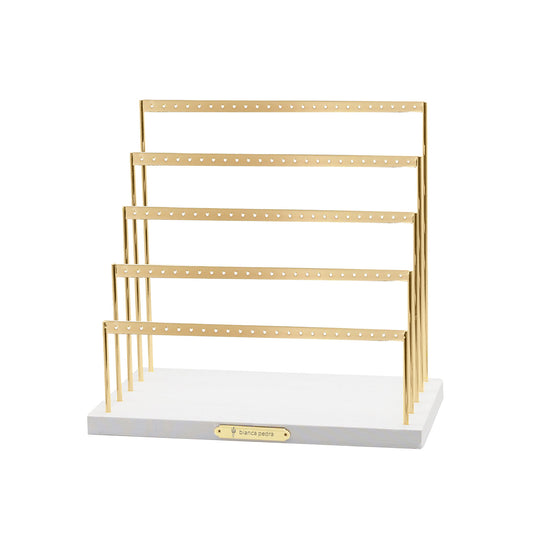 Organizer Collection - Gold Earring Ladder - 5 Rows