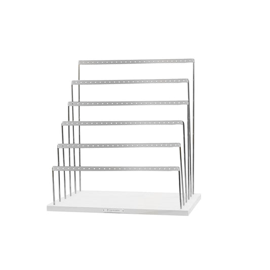 Organizer Collection - Silver Earring Ladder - 6 Rows
