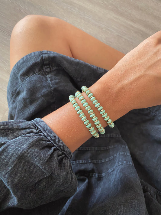 Phoebe Collection - Mint Bracelet