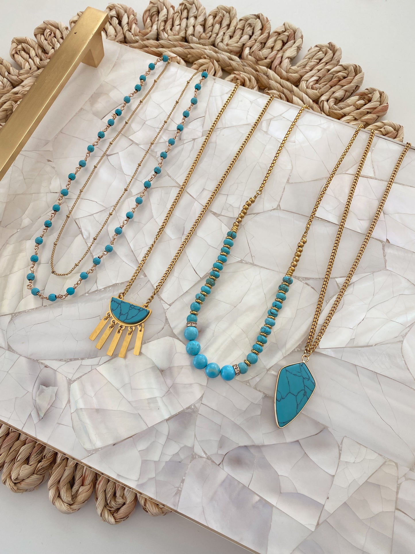 Phoebe Collection - Turquoise Necklace